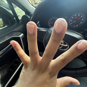 Holic Nails & Spa - Short gel French tip - Nail Salons Near Me - San Diego, California