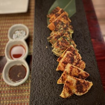 HanGawi - Korean pancakes platter - Vegetarian Near Me - New York, New York HanGawi - Korean pancakes platter - Vegetarian Near Me - New York, New York