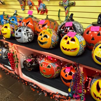 El Mercado - Colorful Ceramic Pumpkins - El Mercado - Flea Markets Near Me - San Antonio, Texas El Mercado - Colorful Ceramic Pumpkins - El Mercado - Flea Markets Near Me - San Antonio, Texas