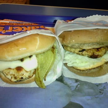 Baker's Drive-Thru - Not sure what free one to eat! I even still hav another free sandwich to redeem! The pink lemonade is really good! - Burgers Near Me - Rancho Cucamonga, California