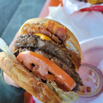 George's Giant Hamburger - Double bacon cheese... solid burger. - Hot Dogs Near Me - Walnut Creek, California George's Giant Hamburger - Double bacon cheese... solid burger. - Hot Dogs Near Me - Walnut Creek, California