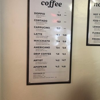 Canon Coffee - Menu - Coffee & Tea Near Me - Apopka, Florida Canon Coffee - Menu - Coffee & Tea Near Me - Apopka, Florida