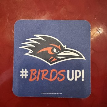 The Lost Bar and Grill - a bird's up sticker - Burgers Near Me - San Antonio, Texas