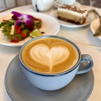 Chant’el Cafe - Mocha cappuccino with coffee from Chocolate Fish Roasters - Cafes Near Me - Folsom, California
