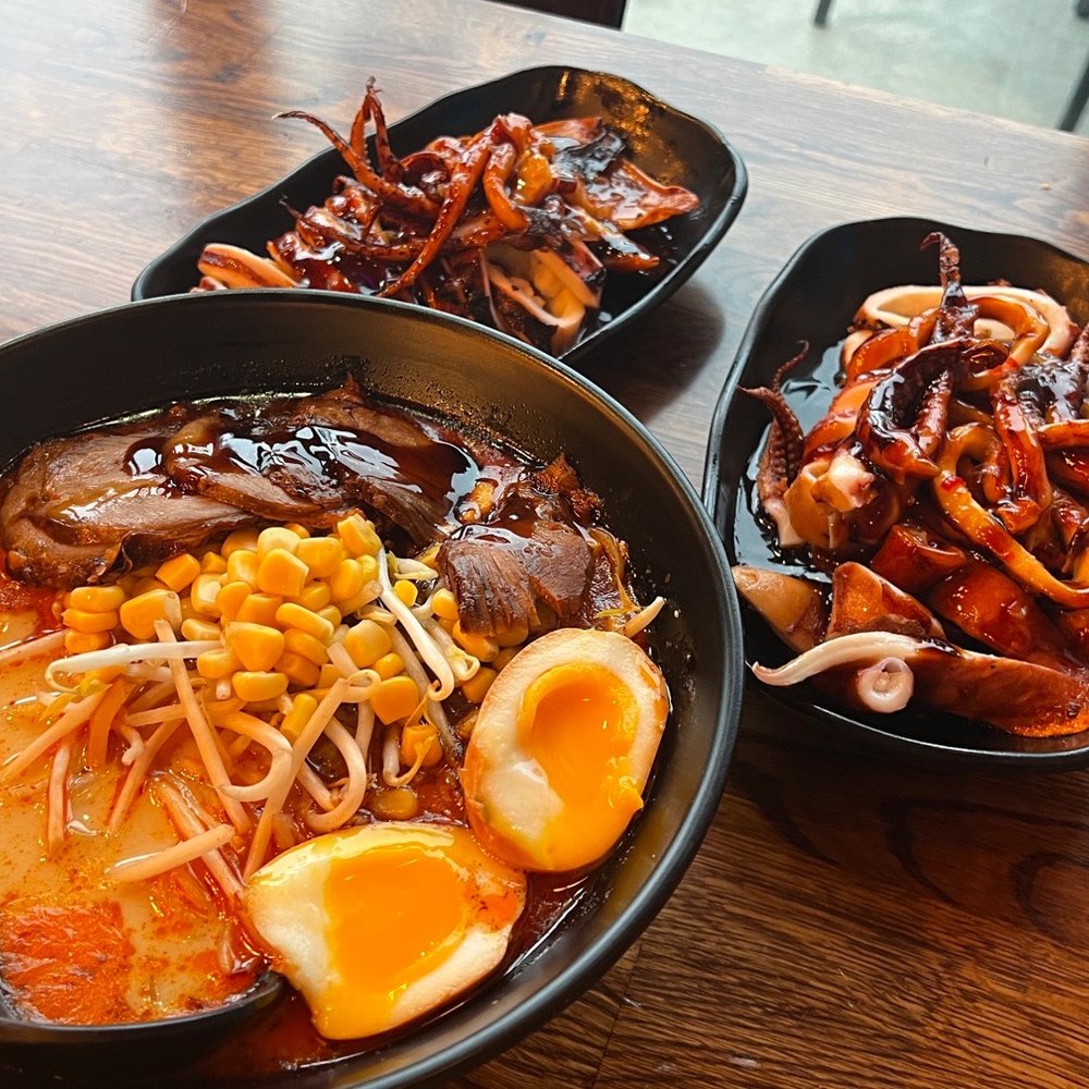 Ramen 101 - I got greedy one the squid lol but worth it lol love the ramen - Ramen Near Me - Castro Valley, California Ramen 101 - I got greedy one the squid lol but worth it lol love the ramen - Ramen Near Me - Castro Valley, California