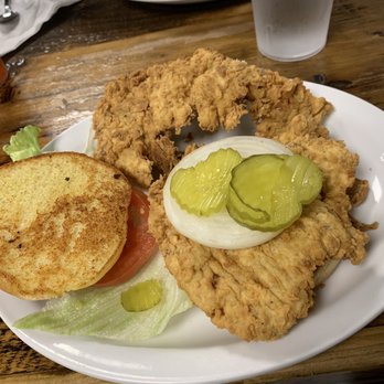 Judy's Cafe & Truck Stop - Pork tenderloin sandwich $6.49 - American Near Me - Jasper, Missouri Judy's Cafe & Truck Stop - Pork tenderloin sandwich $6.49 - American Near Me - Jasper, Missouri