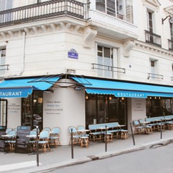 La Maison Bleue - Vue de la facade, Place Franz Liszt