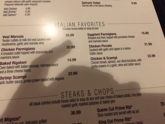 Menu photo 7 Stockman's Steakhouse Laughlin, NV