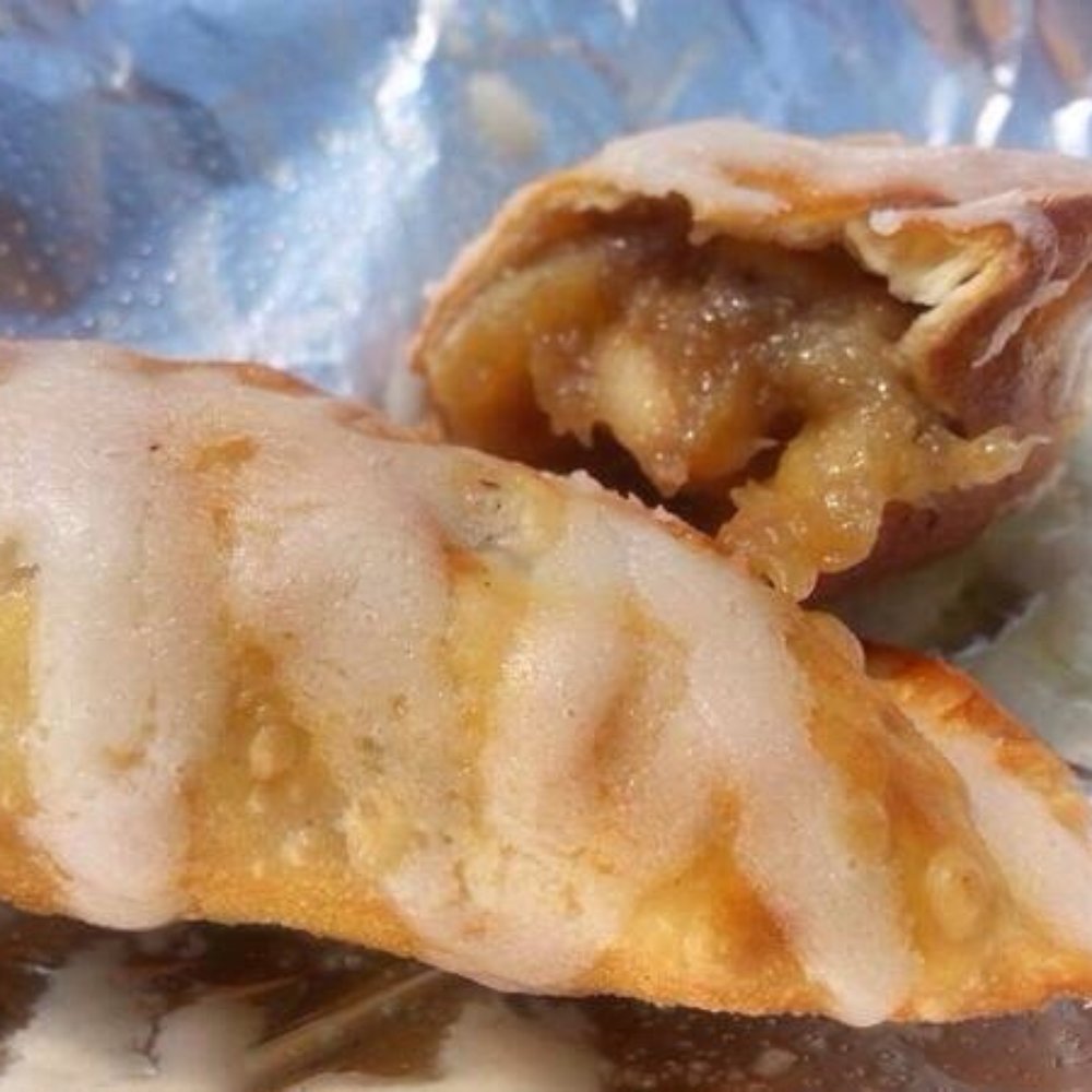 Bananas Foster pierogi!!OMG. This place will be the death of me. So many different stuffed dumplings, I have to keep coming back Bananas Foster pierogi!!OMG. This place will be the death of me. So many different stuffed dumplings, I have to keep coming back