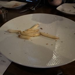 Finished fries