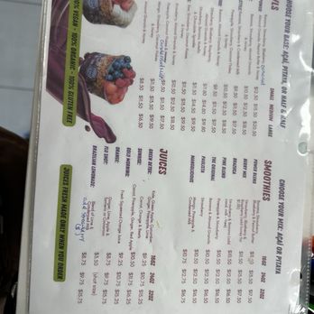 Acaí Brasil - Menu - January 31, 2026 - Acai Bowls Near Me - Conroe, Texas
