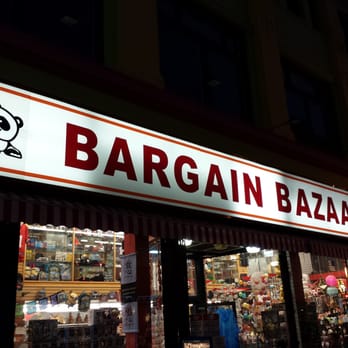China Bazaar - Giant Light Up Sign - Gift Shops Near Me - San Francisco, California