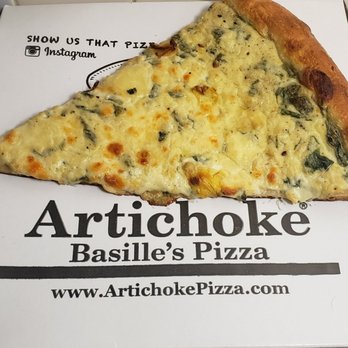Artichoke Basille's Pizza - Artichoke Slice - Pizza Near Me - Jersey City, New Jersey
