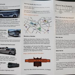 Pacific Bus Museum - Brochure