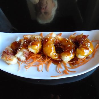 Yanagi Sushi - Bacon wrapped chicken skewers. - Japanese Near Me - Rogers, Minnesota