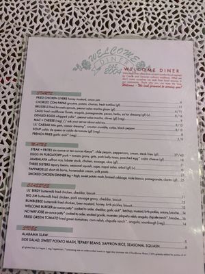 Menu photo 1 Welcome Diner Phoenix, AZ