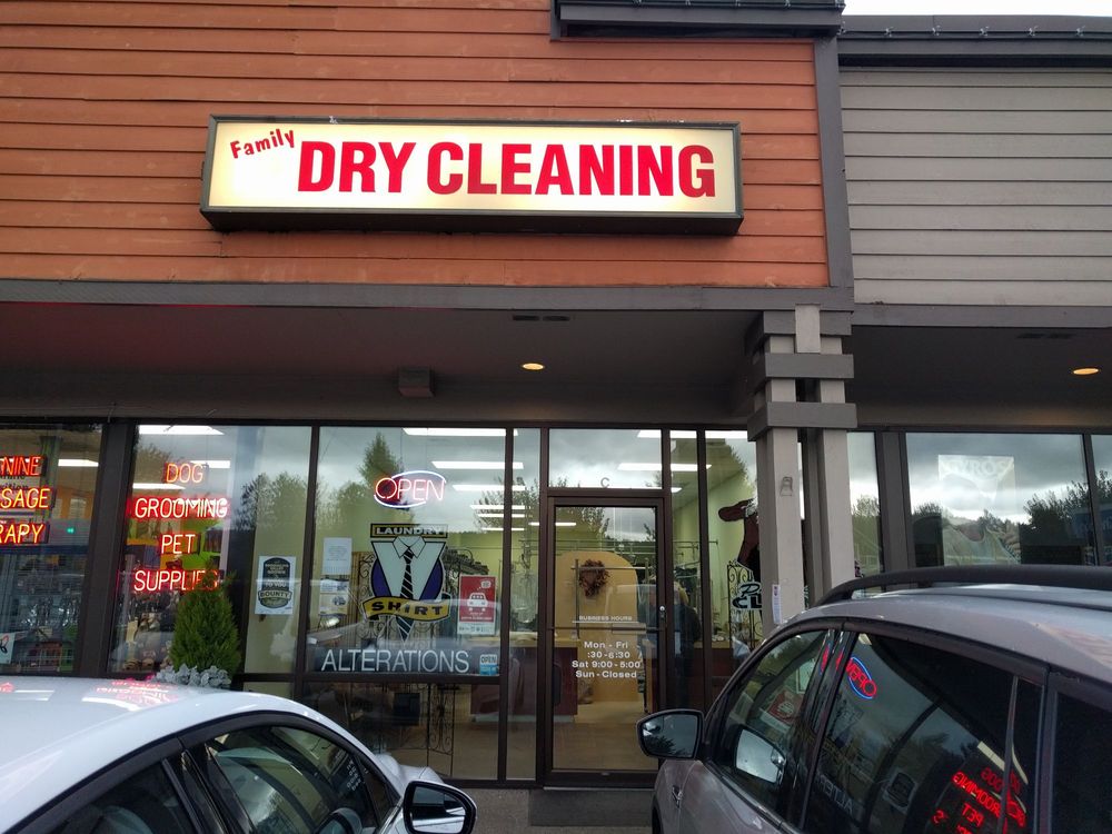FAMILY DRY CLEANERS Updated August 2024 15410 Main St NE, Duvall