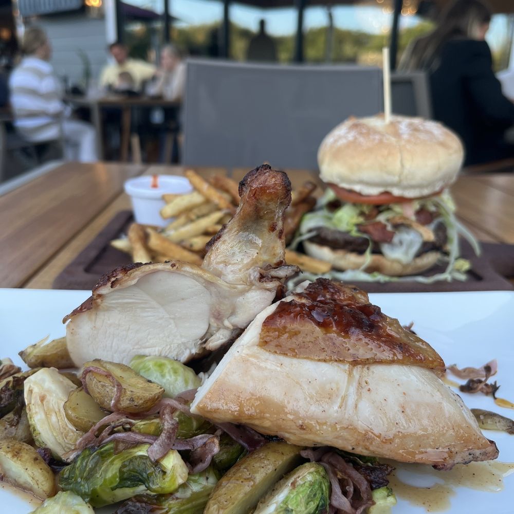At The Rooftop - Cider brined airline chicken - Cocktail Bars Near Me - Canton, Connecticut