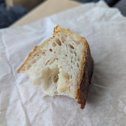 Sample of Garlic Asiago bread
