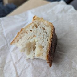 Sample of Garlic Asiago bread