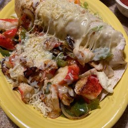 Crab fajitas burrito Crab fajitas burrito