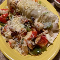 La Carreta Mexican Restaurant - Crab fajitas burrito