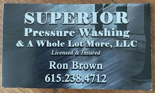Slide of Superior Pressure Washing & A Whole Lot More
