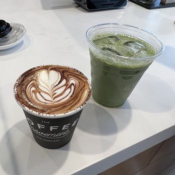 The Coffee Movement - Cappuccino and iced matcha latte - Coffee & Tea Near Me - San Francisco, California The Coffee Movement - Cappuccino and iced matcha latte - Coffee & Tea Near Me - San Francisco, California