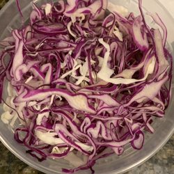 Woofers Hot Dogs - Shredded cabbage does not equal coleslaw.