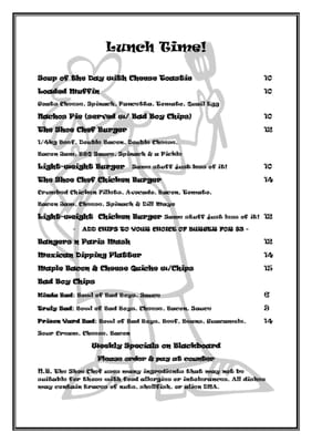 Menu photo 1 The Shoe Chef Cafe Dulwich Hill, NSW