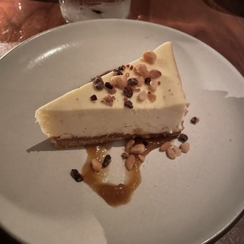 Josephine House - Goat cheese cheesecake. Exquisite and extremely tasty! - American Near Me - Austin, Texas Josephine House - Goat cheese cheesecake. Exquisite and extremely tasty! - American Near Me - Austin, Texas