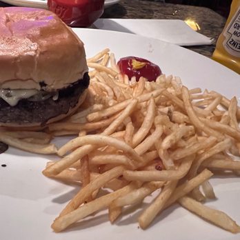 Holston's Kitchen - Mushroom Burger and tiny little shoestring Fries. - Steakhouses Near Me - Sevierville, Tennessee Holston's Kitchen - Mushroom Burger and tiny little shoestring Fries. - Steakhouses Near Me - Sevierville, Tennessee