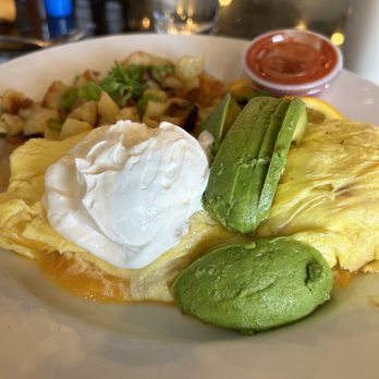 The Palms Cafe - California Omelet with Sour Cream - Cafes Near Me - La Quinta, California