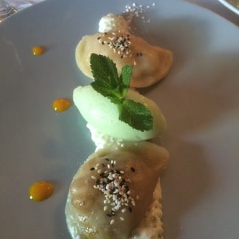 Le Reminet - curried pineapple ravioli - French Near Me - Paris, 75 Le Reminet - curried pineapple ravioli - French Near Me - Paris, 75