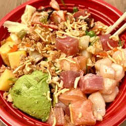 Hani Hani Poke Ramen Grill - Large poke bowl