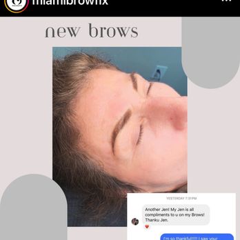 Miami Brow Fix - Totally 100% happy w my eyebrows! - Eyelash Service Near Me - Plantation, Florida Miami Brow Fix - Totally 100% happy w my eyebrows! - Eyelash Service Near Me - Plantation, Florida
