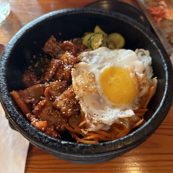 SSAM - Spicy pork belly dolsot - Korean Near Me - Brooklyn, New York SSAM - Spicy pork belly dolsot - Korean Near Me - Brooklyn, New York