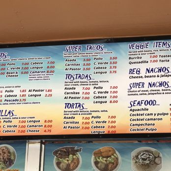 Taqueria La Costa - Menu - Mexican Near Me - Manteca, California Taqueria La Costa - Menu - Mexican Near Me - Manteca, California