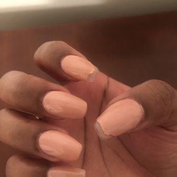 Haute Nails - Crooked shape. Polish chipped and was lifting on the corners. - Nail Salons Near Me - Murrieta, California Haute Nails - Crooked shape. Polish chipped and was lifting on the corners. - Nail Salons Near Me - Murrieta, California