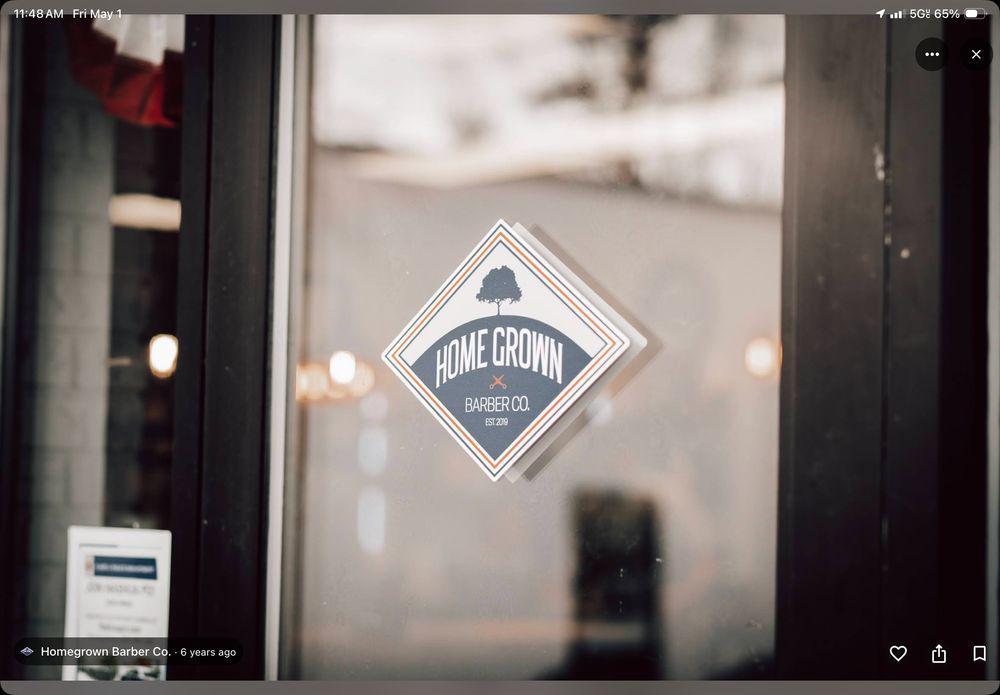 Homegrown Barber Logo