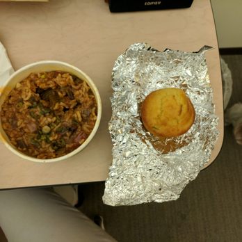 Town Hall - Meal Pal- Chicken & andouille sausage gumbo with jalapeno cornbread. - New American Near Me - San Francisco, California