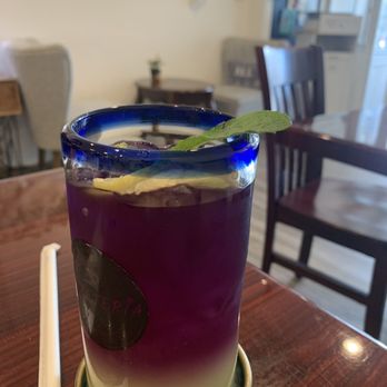 Sweeteria - Butterfly Peas Tea Lemonade - Desserts Near Me - Silver Spring, Maryland