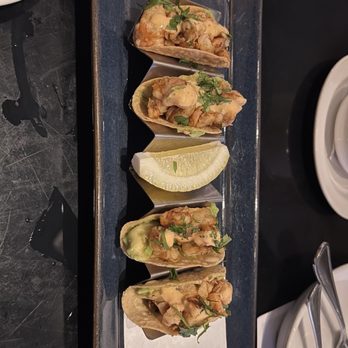 Row 34 - Mini shrimp tacos - Seafood Near Me - Burlington, Massachusetts