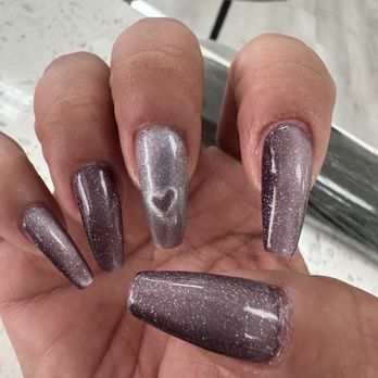 Sugar Nails & Spa - Cat eye coffin nails! - Nail Salons Near Me - Temple City, California Sugar Nails & Spa - Cat eye coffin nails! - Nail Salons Near Me - Temple City, California