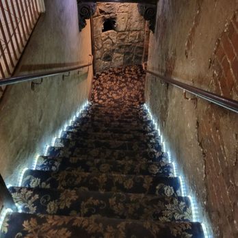 The Cellar Restaurant - Stairwell to Entrance - French Near Me - Fullerton, California