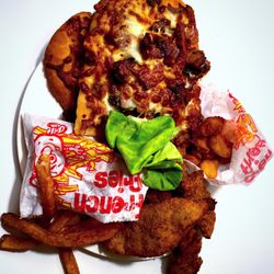 BallPark Pub - - Smoked Brisket Flatbread w bacon, - Cheese Curds, - Chicken Tenders, Kids Fry