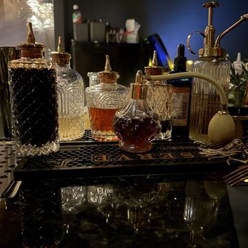 Hidden - a variety of liquor bottles on a bar counter - Speakeasies Near Me - Fort Lauderdale, Florida Hidden - a variety of liquor bottles on a bar counter - Speakeasies Near Me - Fort Lauderdale, Florida