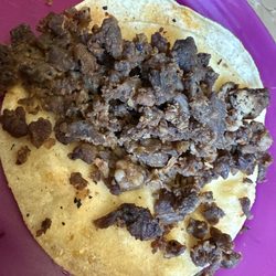 Tacos La Madrina - My granddaughter didn't even eat it