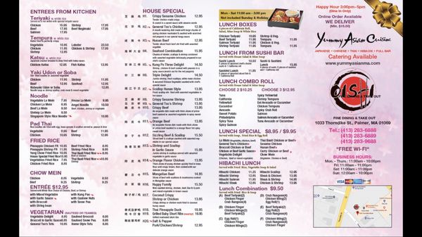 Menu photo 4 Yummy Asian cuisine Palmer, MA