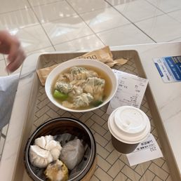 Dumplings noodle soup and dim sum were good. It was satisfying and tasted very good. HK style milk tea was also good. Dumplings noodle soup and dim sum were good. It was satisfying and tasted very good. HK style milk tea was also good.